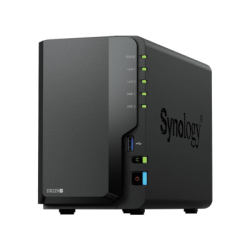 NAS DiskStation DS225+ | 2 Bahías | Intel Celeron J4125 | 2 GB DDR4 | Hasta 40 TB | Puertos 1GbE y 2.5GbE | USB 3.2 Gen 1 | C...