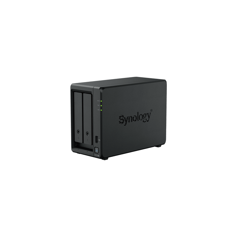 NAS Synology DiskStation DS725+ | 2 Bahías | Expandible hasta 7 Unidades | 2 Ranuras M.2 NVMe | Puerto 2.5GbE | Rendimiento 2...