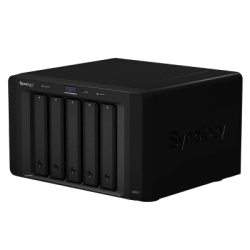 Unidad de Expansión Synology DX517 | 5 Bahías SATA HDD/SSD 3.5" y 2.5" | Puerto eSATA | Diseño Hot-Swap | Compatible con DS15...
