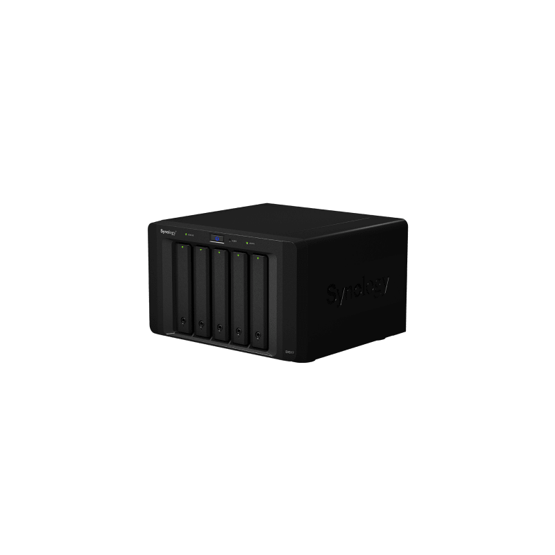 Unidad de Expansión Synology DX517 | 5 Bahías SATA HDD/SSD 3.5" y 2.5" | Puerto eSATA | Diseño Hot-Swap | Compatible con DS15...