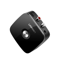 Receptor de Audio Bluetooth 5.0 a RCA o Auxiliar 3.5mm / Tecnología EDR / Reconexión Automática / Hasta 10 m / Ideal para Con...