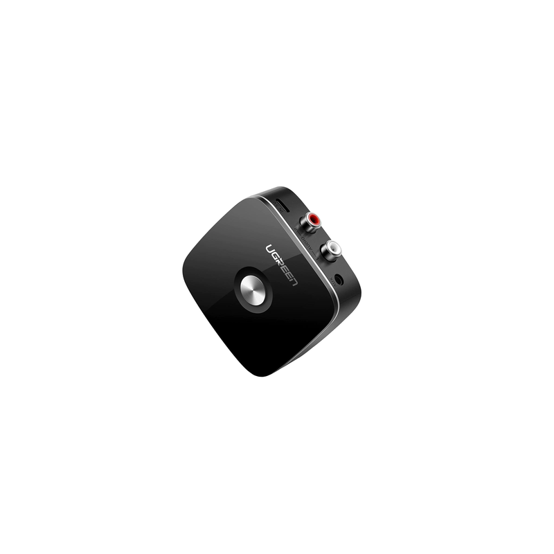 Receptor de Audio Bluetooth 5.0 a RCA o Auxiliar 3.5mm / Tecnología EDR / Reconexión Automática / Hasta 10 m / Ideal para Con...