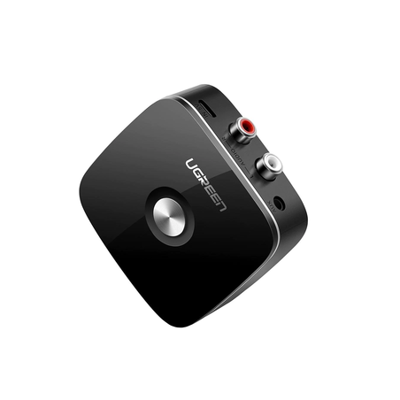 Receptor de Audio Bluetooth 5.0 a RCA o Auxiliar 3.5mm / Tecnología EDR / Reconexión Automática / Hasta 10 m / Ideal para Con...