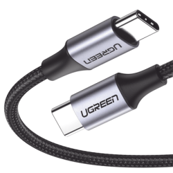 Cable USB-C a USB-C | 1 Metro (3.28 Pies) | Transferencia de Datos de 480 Mbps | Carga Rápida de Hasta 60W | QC 4.0/3.0/2.0 |...