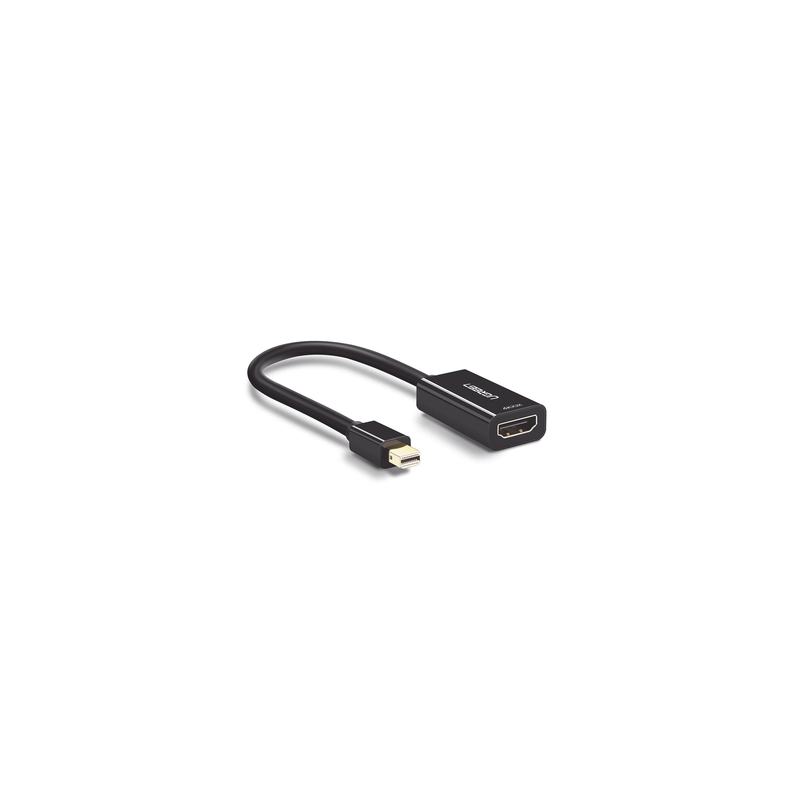 Convertidor Mini Display Port a HDMI / 4K@30Hz / Thunderbolt / Blindaje Interno Múltiple / Carcasa ABS / Longitud de 25 cm (9...