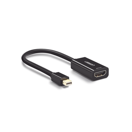 Convertidor Mini Display Port a HDMI / 4K@30Hz / Thunderbolt / Blindaje Interno Múltiple / Carcasa ABS / Longitud de 25 cm (9...