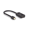 Convertidor Mini Display Port a HDMI / 4K@30Hz / Thunderbolt / Blindaje Interno Múltiple / Carcasa ABS / Longitud de 25 cm (9...