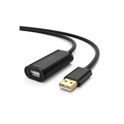 Cable de Extensión Activo USB 2.0 / 5 Metros / Macho-Hembra / Booster individual FE1.1S incorporado / Velocidad de hasta 480 ...