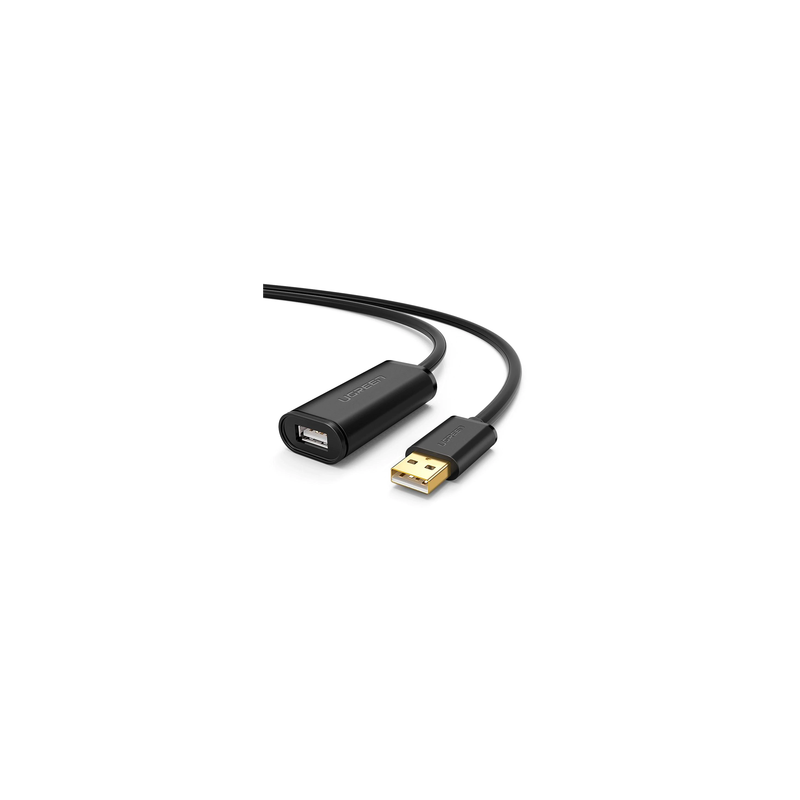 Cable de Extensión Activo USB 2.0 / 5 Metros / Macho-Hembra / Booster individual FE1.1S incorporado / Velocidad de hasta 480 ...