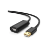 Cable de Extensión Activo USB 2.0 / 5 Metros / Macho-Hembra / Booster individual FE1.1S incorporado / Velocidad de hasta 480 ...
