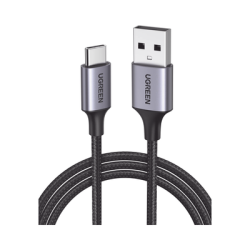 Cable USB-A a USB-C | 2 Metros (6.56 Pies) | Transferencia de Datos de 480 Mbps | Carga Rápida | QC 4.0/3.0/2.0 | FPC | AFC |...