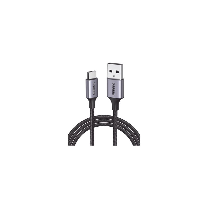 Cable USB-A a USB-C | 2 Metros (6.56 Pies) | Transferencia de Datos de 480 Mbps | Carga Rápida | QC 4.0/3.0/2.0 | FPC | AFC |...