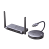 Transmisor y Receptor Inalámbrico HDMI | 50m | Salida HDMI y VGA (Simultanea) | Audio 3.5mm | Efecto 3D | Luz Indicadora LED ...