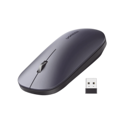 Mouse inalámbrico 2.4 GHz | Ultra Delgado y Silencioso | DPI 1000/1600/2000/4000 (Ajustable)  | Alcance 10m | Scroll de Alumi...