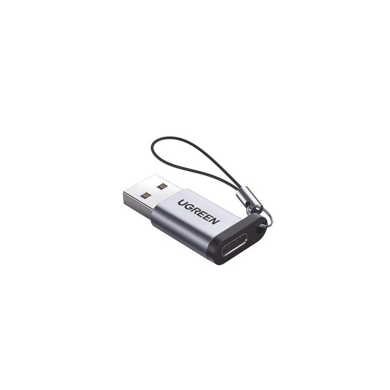 Adaptador USB 3.0 Macho a USB-C 3.1 Tipo C Hembra |Carga y Sincronización de Datos | Admite Corriente de 3A | Transferencia d...