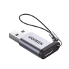 Adaptador USB 3.0 Macho a USB-C 3.1 Tipo C Hembra |Carga y Sincronización de Datos | Admite Corriente de 3A | Transferencia d...