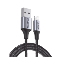 Cable USB-A a Lightning | 1 Metro (3.28 Pies) | Certificado MFi | Carga Rápida 5V/2.4 A | 480 Mbps | Conector C94 | Adecuado ...