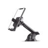 Soporte de Celular para Automóvil con Ventosa / Diseño de Sujecion en Triangulo / Ajustable 270° / Rotable / Estirable / Ampl...
