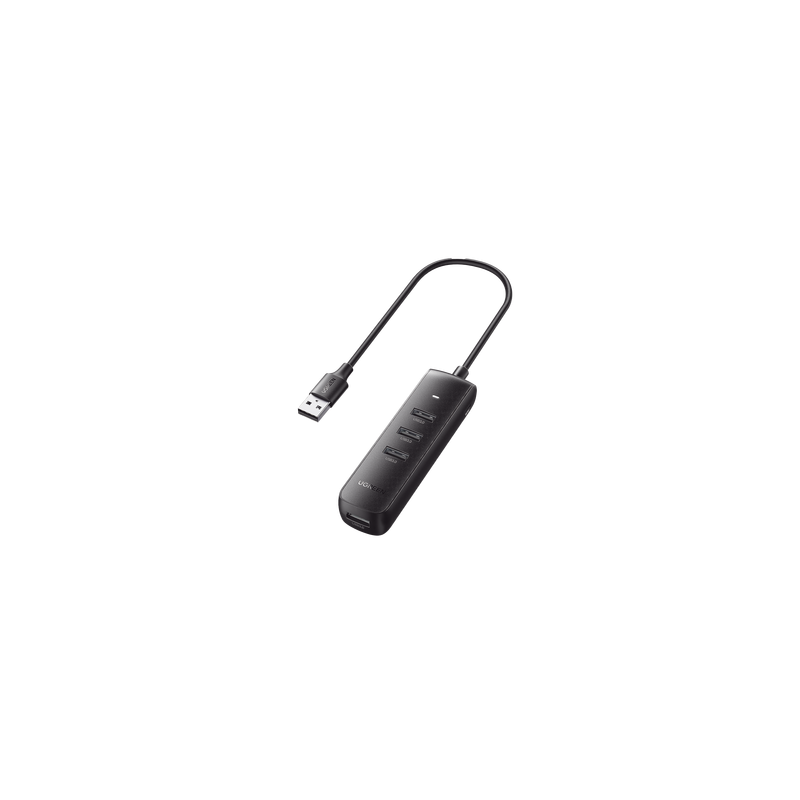 HUB USB-A 3.0 4 en 1 | 4 Puertos USB-A 3.0 (5Gbps) | Cable de 25 cm | Indicador Led | Ideal para Transferencia de Datos | Ent...