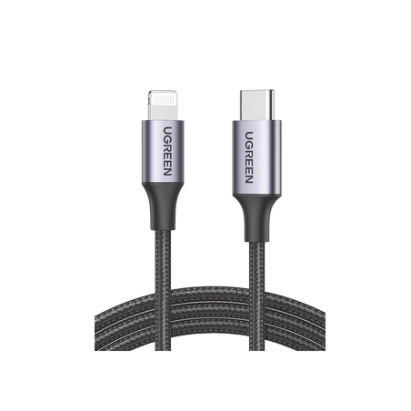 Cable USB-C a Lightning | 1 Metro (3.28 Pies) | Certificado MFi | Carga Rápida 60W | 480 Mbps | Conector C94 | Adecuado para ...