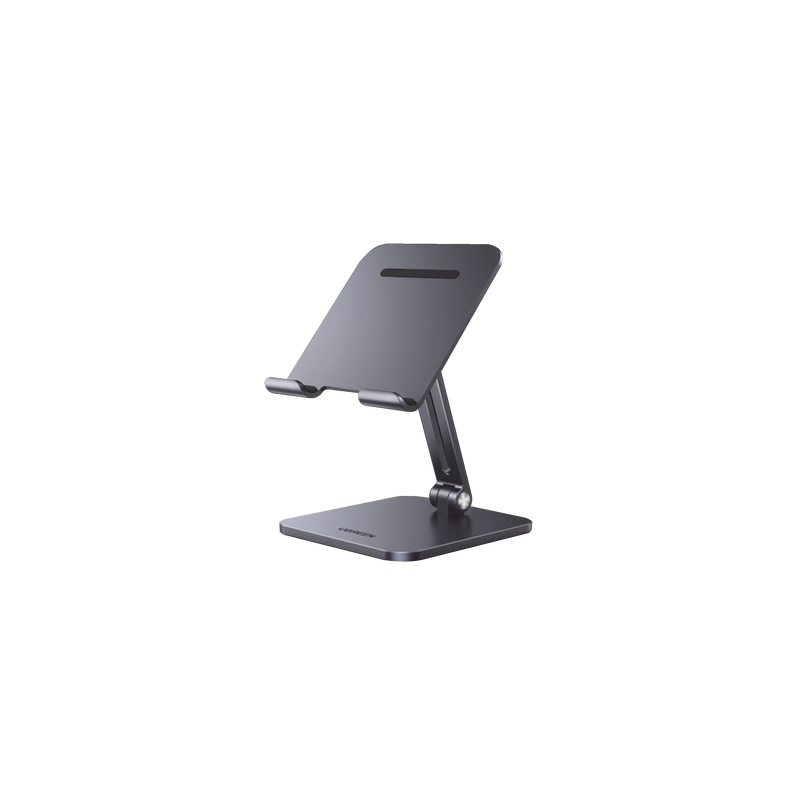 Soporte de Aluminio para IPad & Tablet | Plegable |Angulo Ajustable de 180° y 270° | Base Antideslizante | Protección  de Sil...