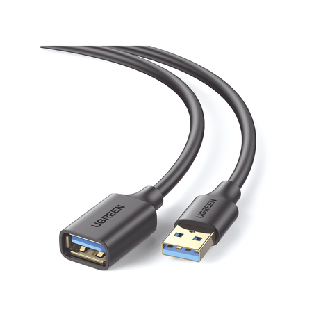 Cable Extensor USB 3.0 / 1 Metro / Macho-Hembra / 5 Gbps / Ultra Durabilidad / Núcleo de cobre estañado 28/22 AWG / Blindaje ...