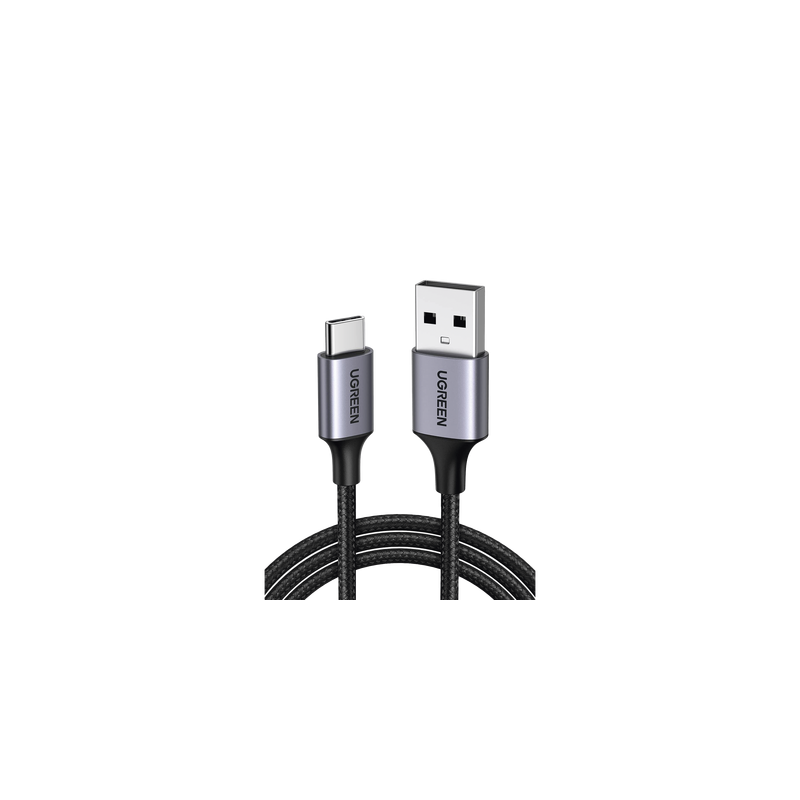 Cable USB-A a USB-C | 1 Metro (3.28 Pies) | Transferencia de Datos de 480 Mbps | Carga Rápida | QC 4.0/3.0/2.0 | FPC | AFC | ...