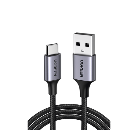 Cable USB-A a USB-C | 1 Metro (3.28 Pies) | Transferencia de Datos de 480 Mbps | Carga Rápida | QC 4.0/3.0/2.0 | FPC | AFC | ...