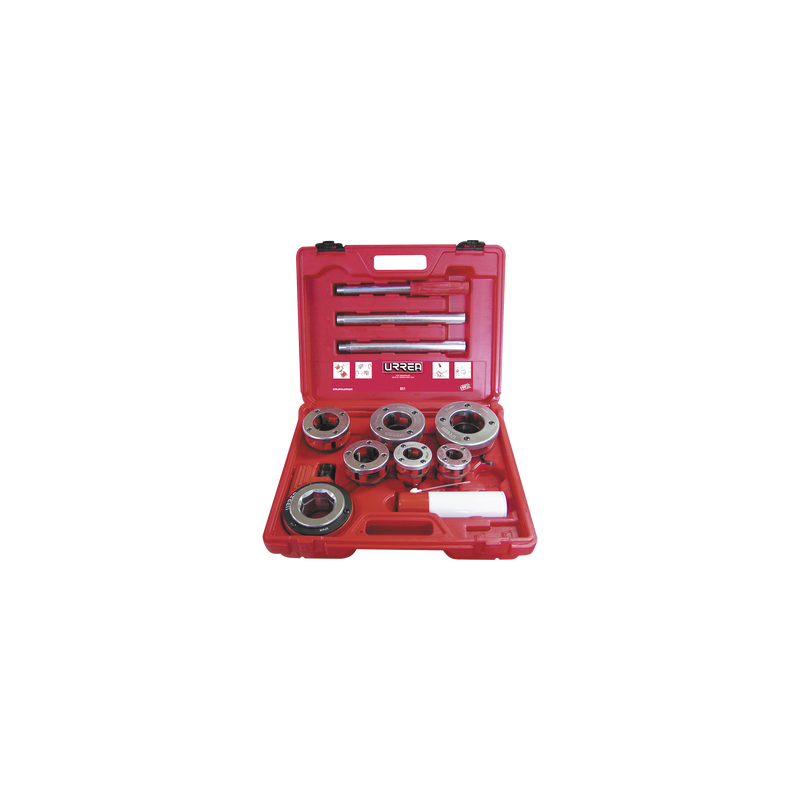 Juego de Tarraja de dados para tubo 1/2" - 2" NPT 9 piezas