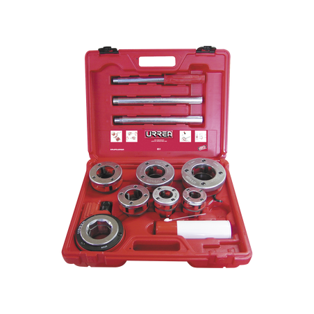 Juego de Tarraja de dados para tubo 1/2" - 2" NPT 9 piezas