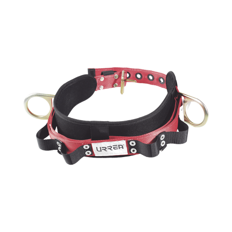 Cinturón para liniero, talla 40, con bandas para porta herramientas y dos anillos tipo D.