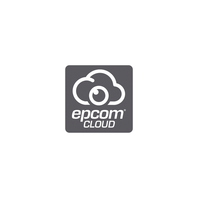 Suscripción Anual Epcom Cloud / Grabación en la nube para 1 canal de video a 8MP con 7 días de retención / Grabación por dete...