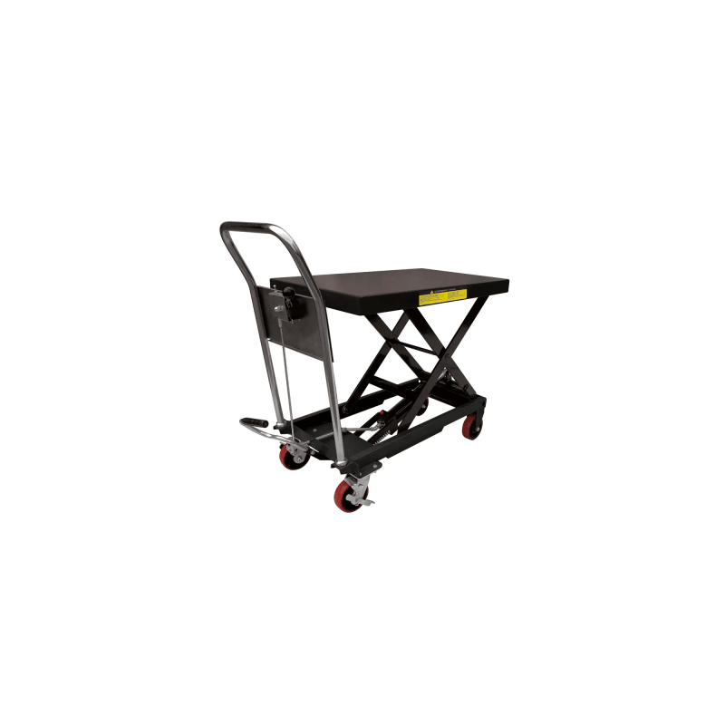 Mesa Elevadora Hidráulica / Capacidad 300 kg a 1 t / Ruedas de Poliuretano / Sistema Hidráulico con Freno / Soporte de Tijera...