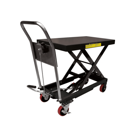 Mesa Elevadora Hidráulica / Capacidad 300 kg a 1 t / Ruedas de Poliuretano / Sistema Hidráulico con Freno / Soporte de Tijera...