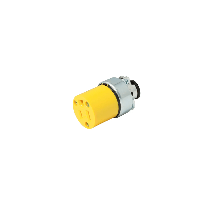 Contacto Blindado Aterrizado / 15 A 125 V / 50/60 Hz / ABS/ Metal / Color Amarillo.