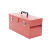 Caja de herramientas metálica con soble cerradura de 51 x 21.5 x 24cm.