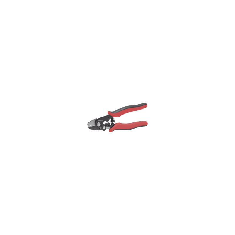 Pinza pelacables para fibra óptica con tres guías de pelado de cable : 2mm, 900µm y 250µm.
