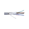 Cable Calibre 22, CMR, 6 Conductores, Blindado, 305 Metros (1000 Pies), Color Gris