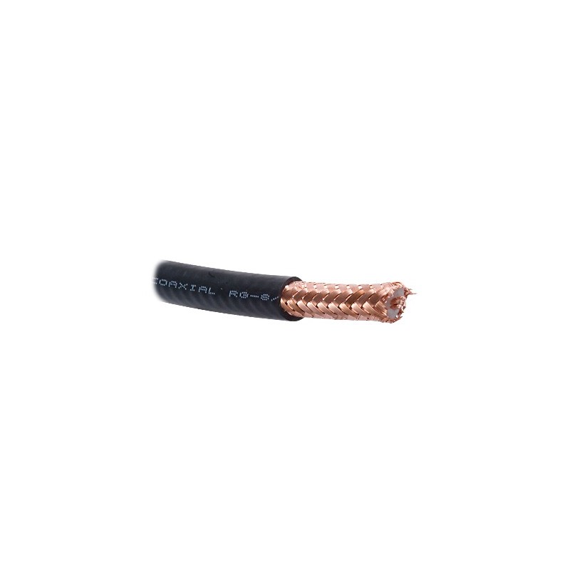 ( Venta x Metro ) Cable con Blindaje de Malla Trenzada de Cobre 97%, Aislamiento de Polietileno Espumado.