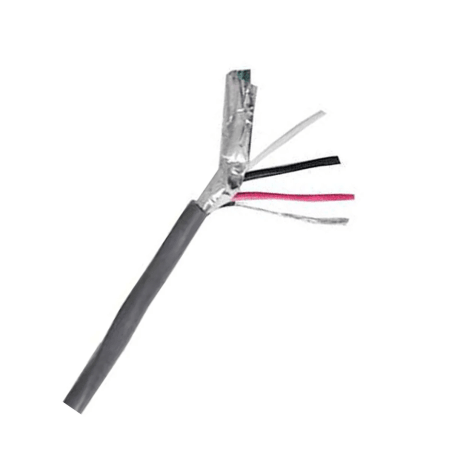 Cable Multiconductor CMR Shielded 3C/18 AWG / Blindaje Cinta Maylar Aluminizada + Dren / Cubierta PVC Riser Antiflama / 300V ...